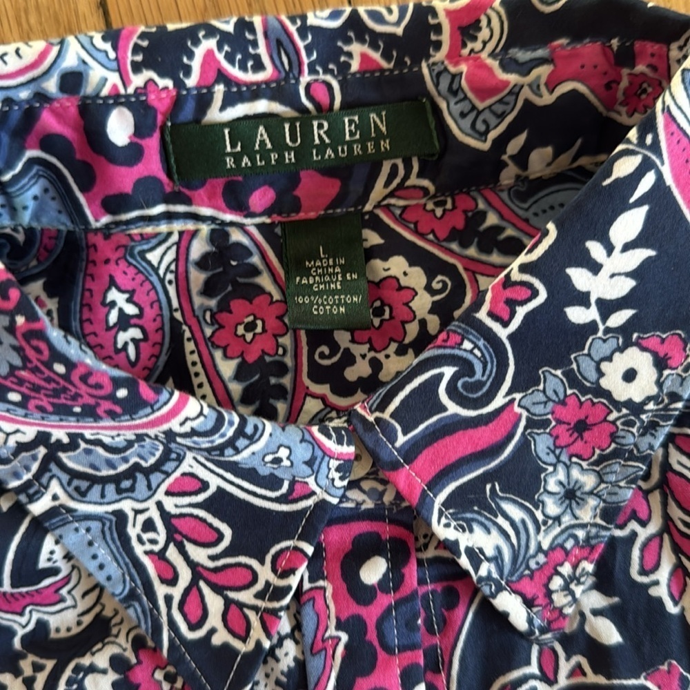 Ralph Lauren Dress Shirt Size L - Picture 2 of 3